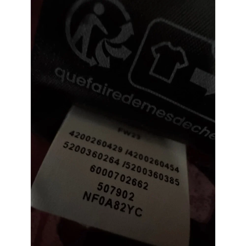 The North Face Girls Reversible Mossbud Swirl Jacket Floral Burgundy Large 12‎